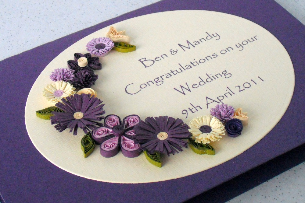 Wedding Quilling Card Designs