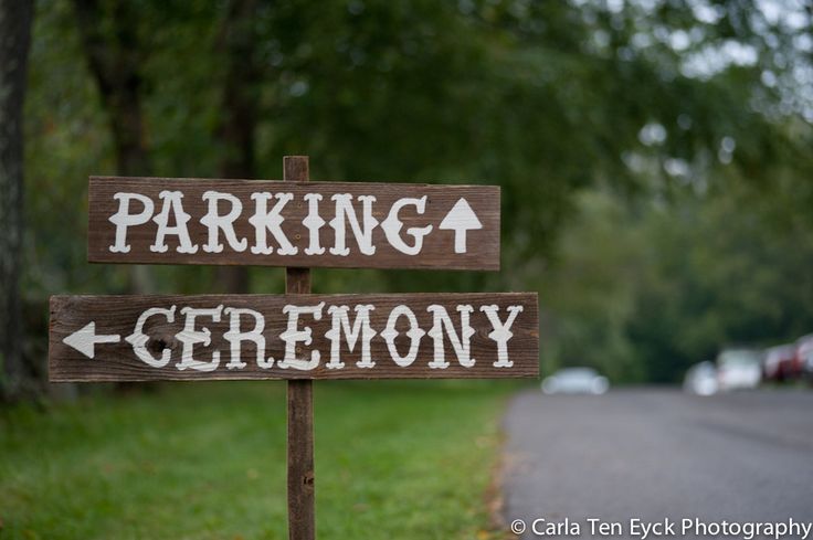 Western Rustic Wedding Signs