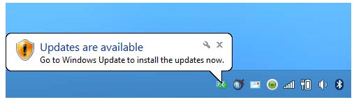 Windows 7 Update Notification Icon Windows 7 Update Notification Icon