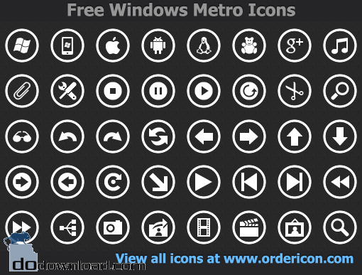 Windows Phone 8 Metro Icons