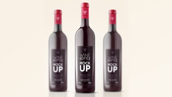 Wine Bottle Template Free