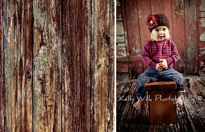 Wood Floor Photography Backdrop