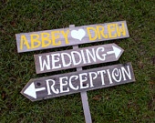 Wooden Wedding Sign