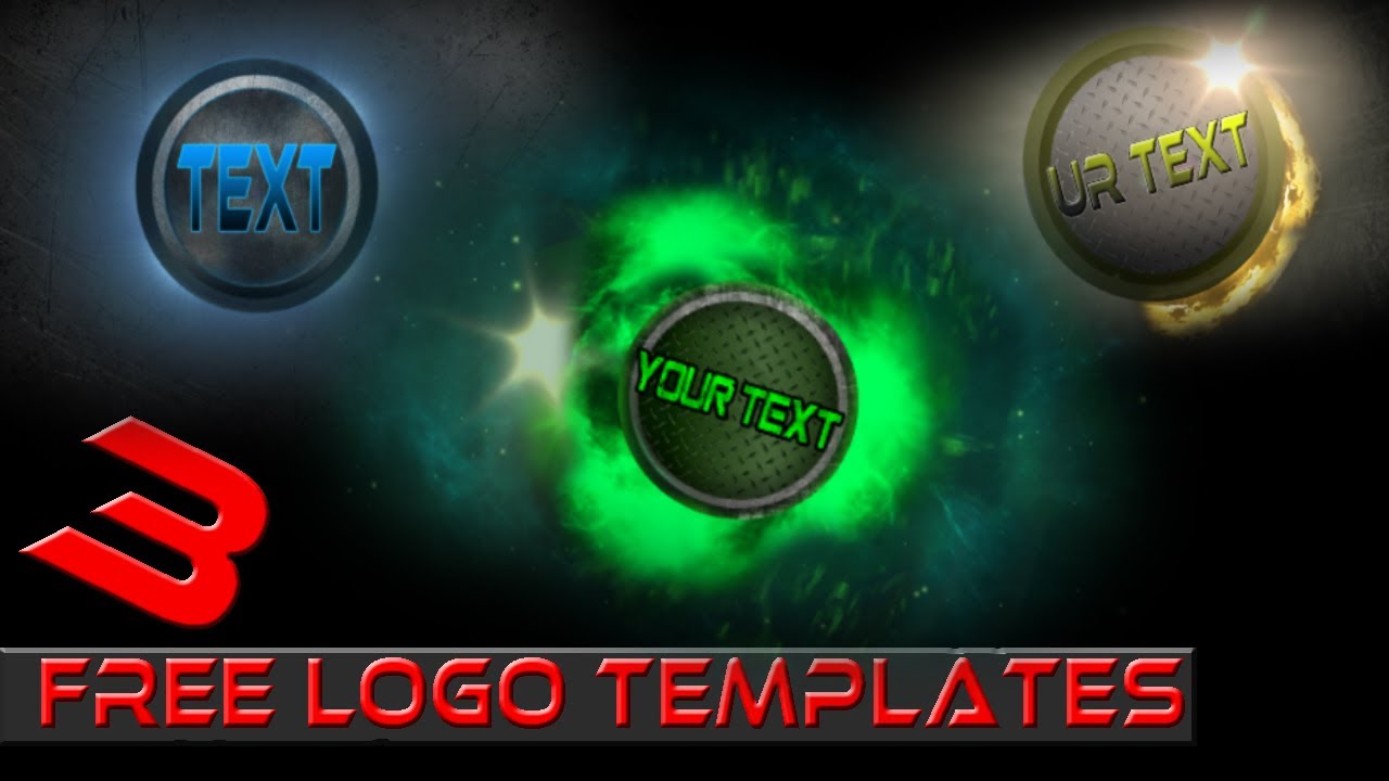 YouTube Gaming Logo Templates