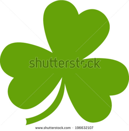 3 Leaf Clover Vector