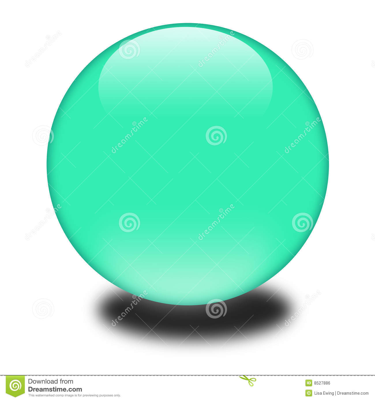 3D Green Sphere