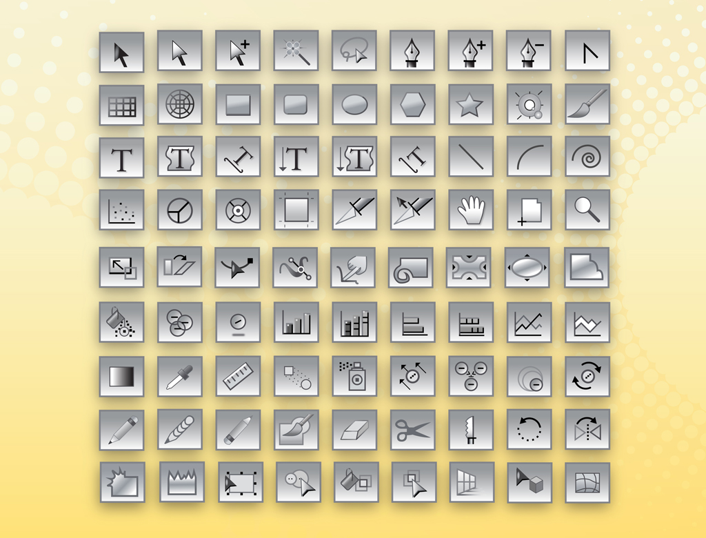 Adobe Illustrator Tool Symbols