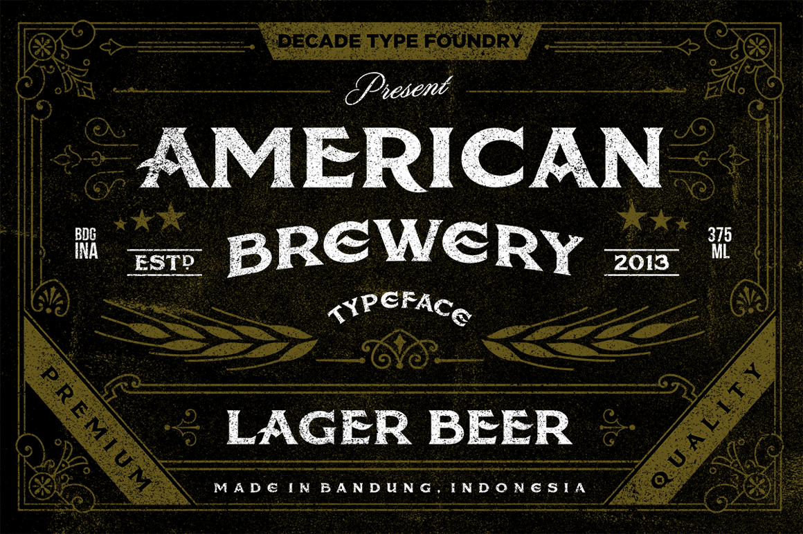 American Brewery Font Free