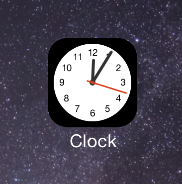 Apple iPhone Clock Icon