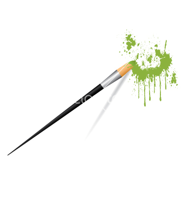 Artist Paint Brush Vector