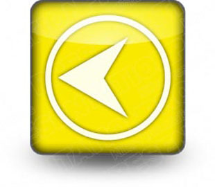 Back Button Icon Yellow