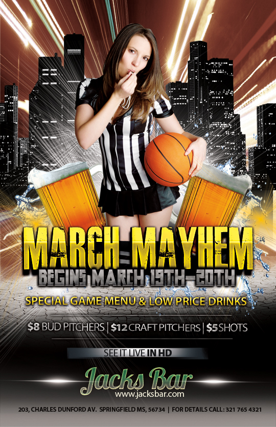 Basketball Flyers Photoshop Templates