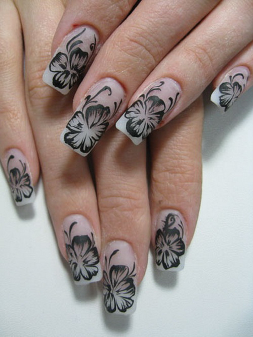 Black and White Nail Designs