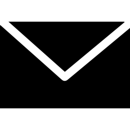 Black Email Envelope Icon