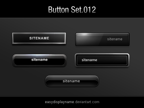 Black Web Button Black Web Button