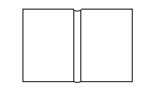 Blank Book Cover Template