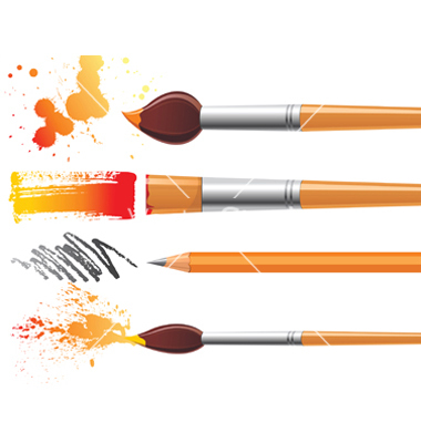 Brushes Vector Art