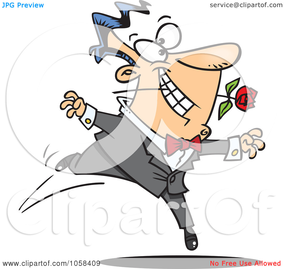 Cartoon Man Dancing Clip Art