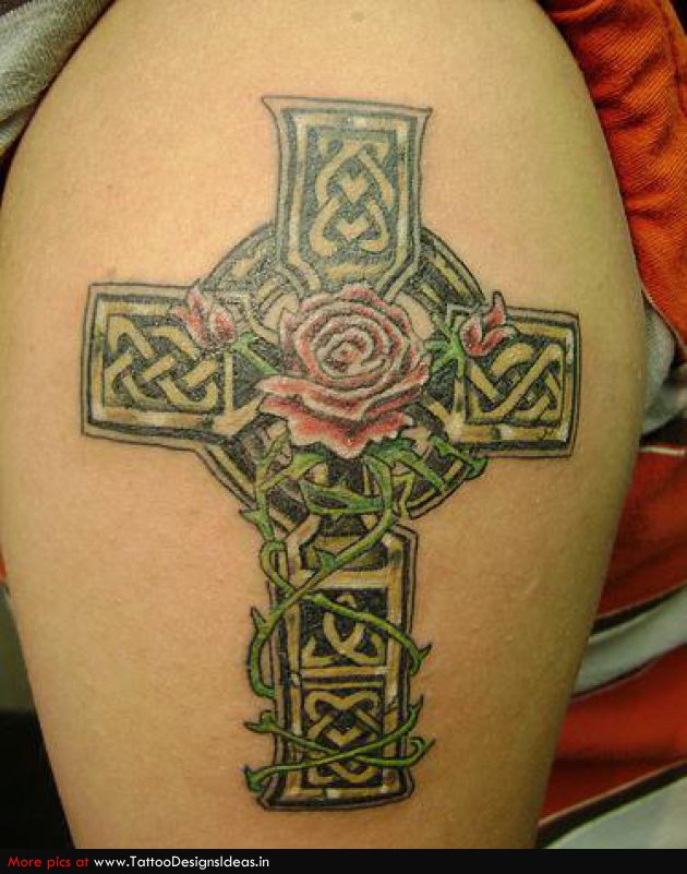 Celtic Crosses Tattoo Designs