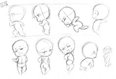 Chibi Body Poses Drawing