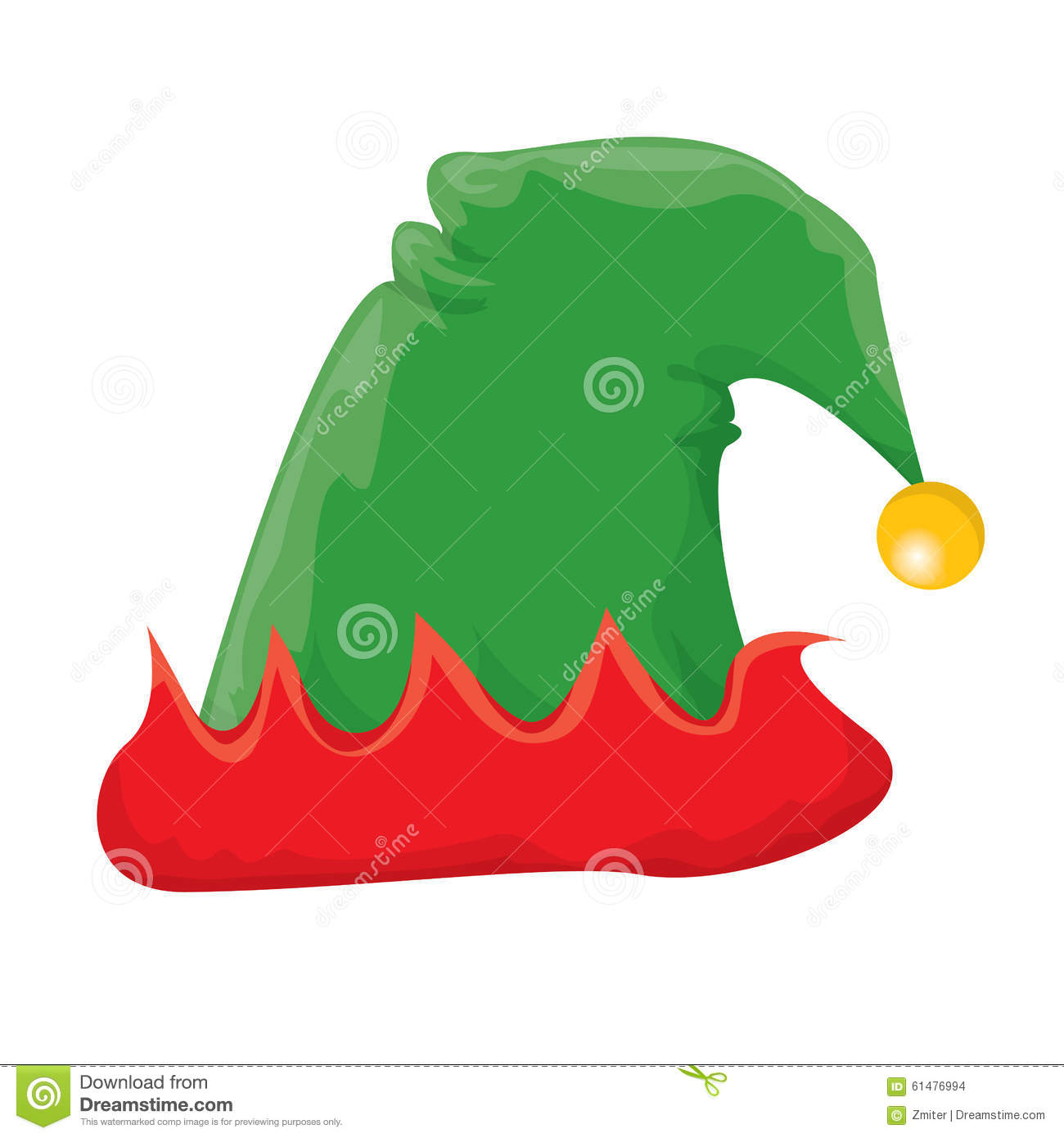 Christmas Elf Hat Vector