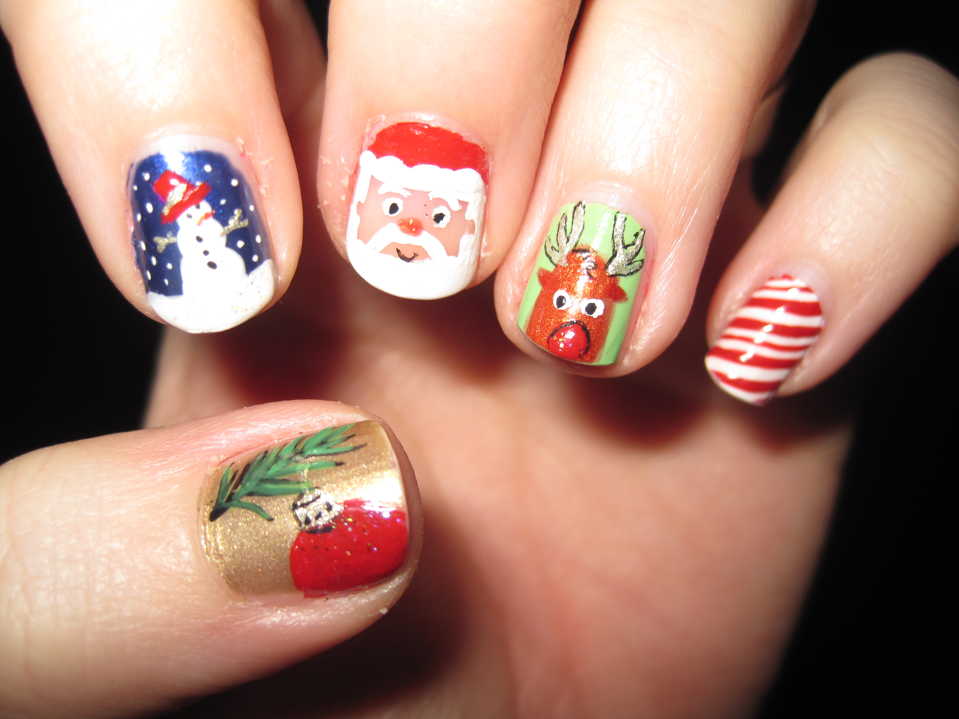 Christmas Nail Art Designs