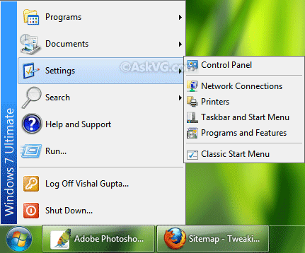 Classic Shell for Windows 7 Start Menu Icon