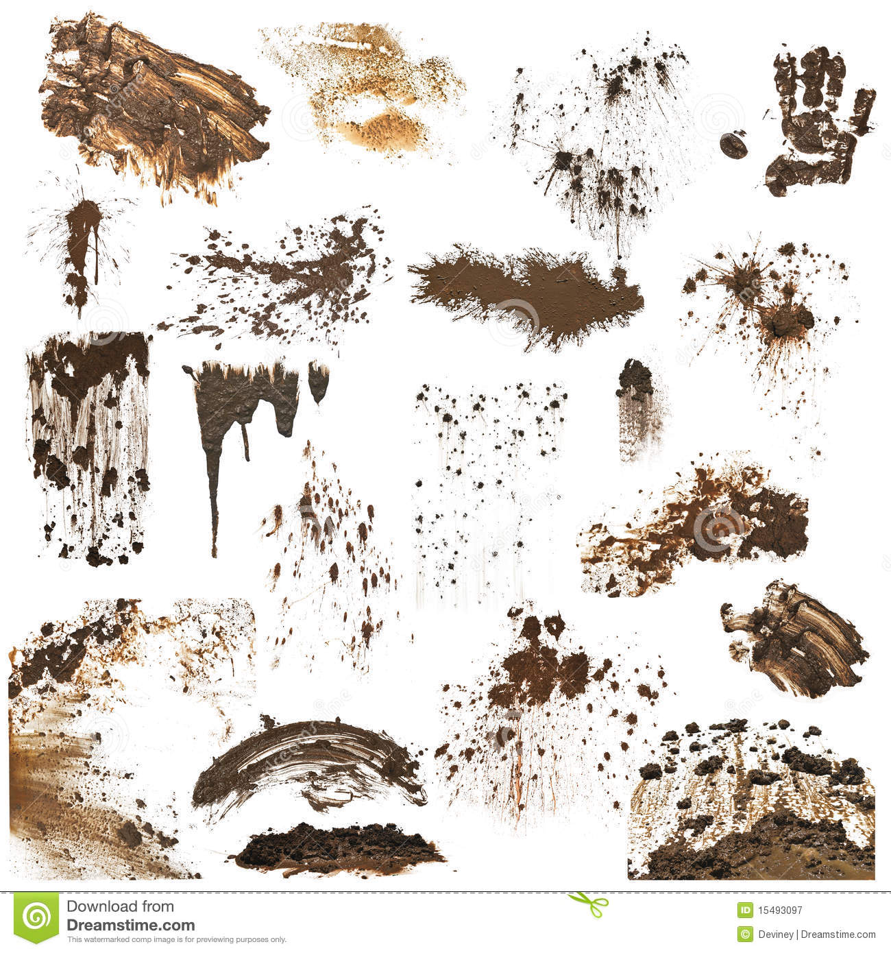 Clip Art Mud Splatter Texture