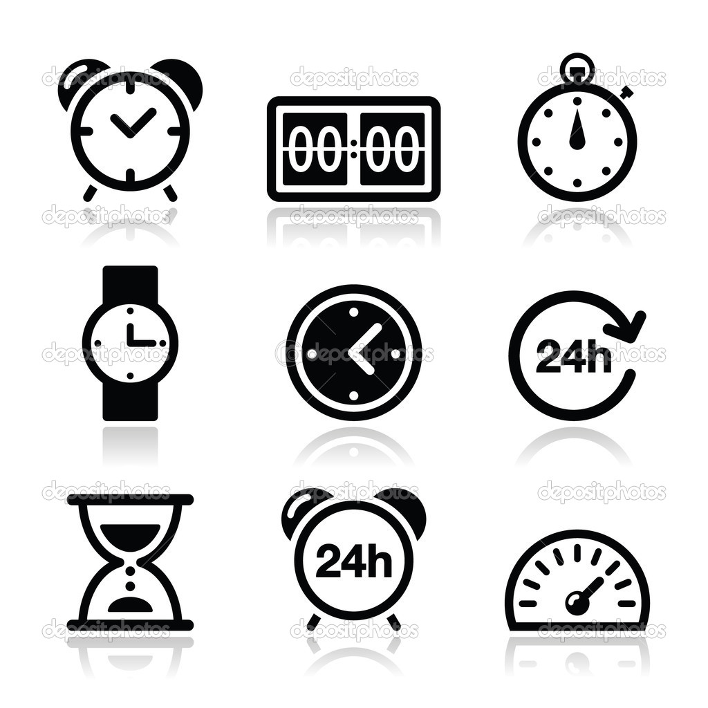 Clock Icon Vector