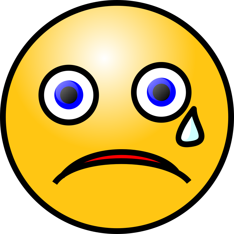 Crying Smiley Face Clip Art