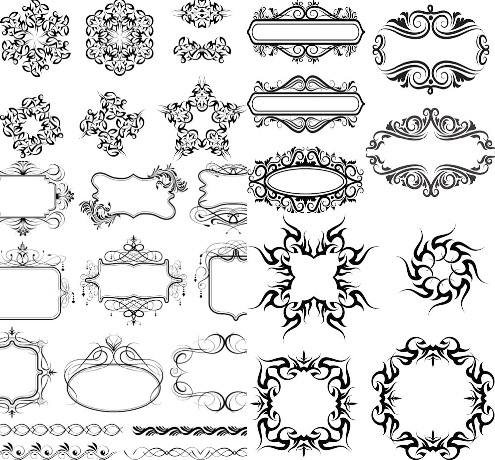 14 Ornamental Frame Vector Images