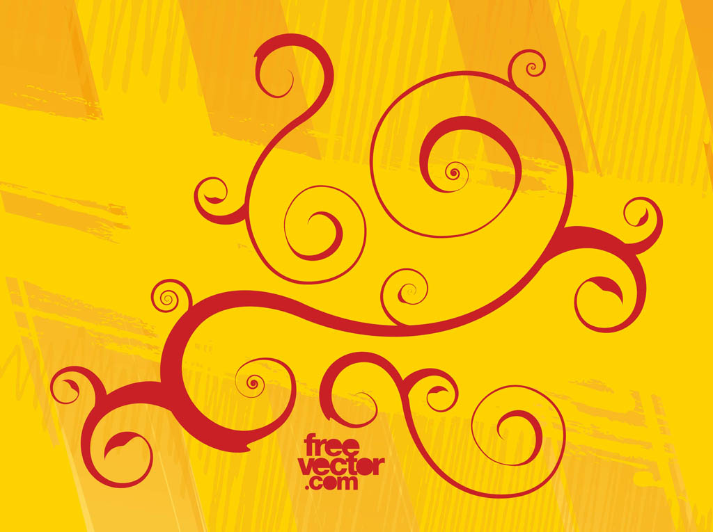 Decorative Swirls Vector Free