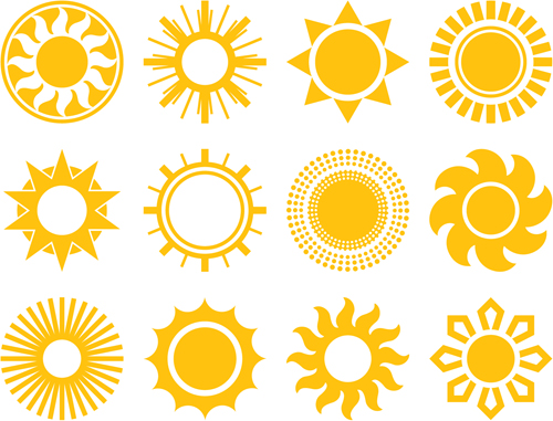 Design Elements Icons Sun Design Elements Icons Sun
