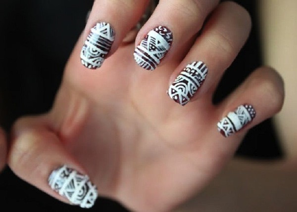 DIY Winter Nail Art Design DIY Winter Nail Art Design