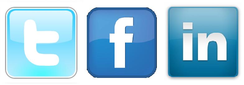 Facebook Twitter LinkedIn Logos
