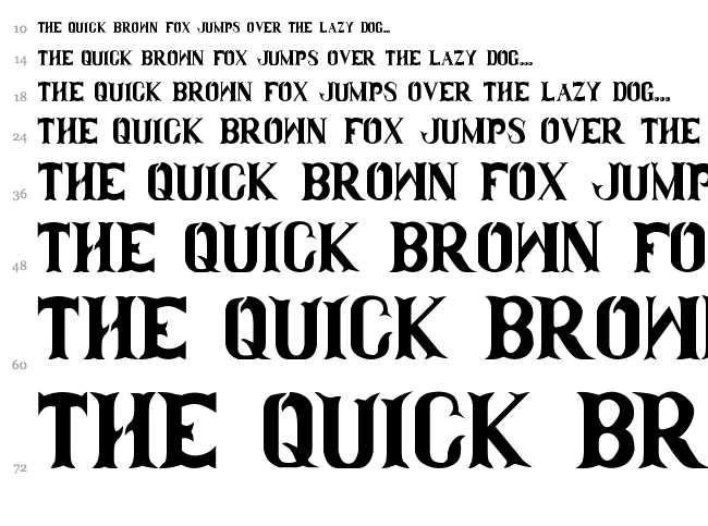 Fancy Western Fonts