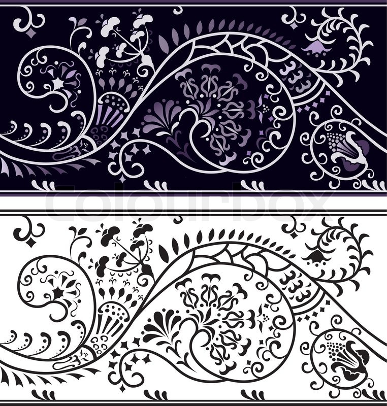 Filigree Border Template