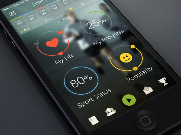 Fitness App UI Design