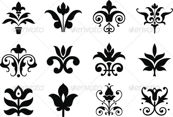 Flower Icons Symbols