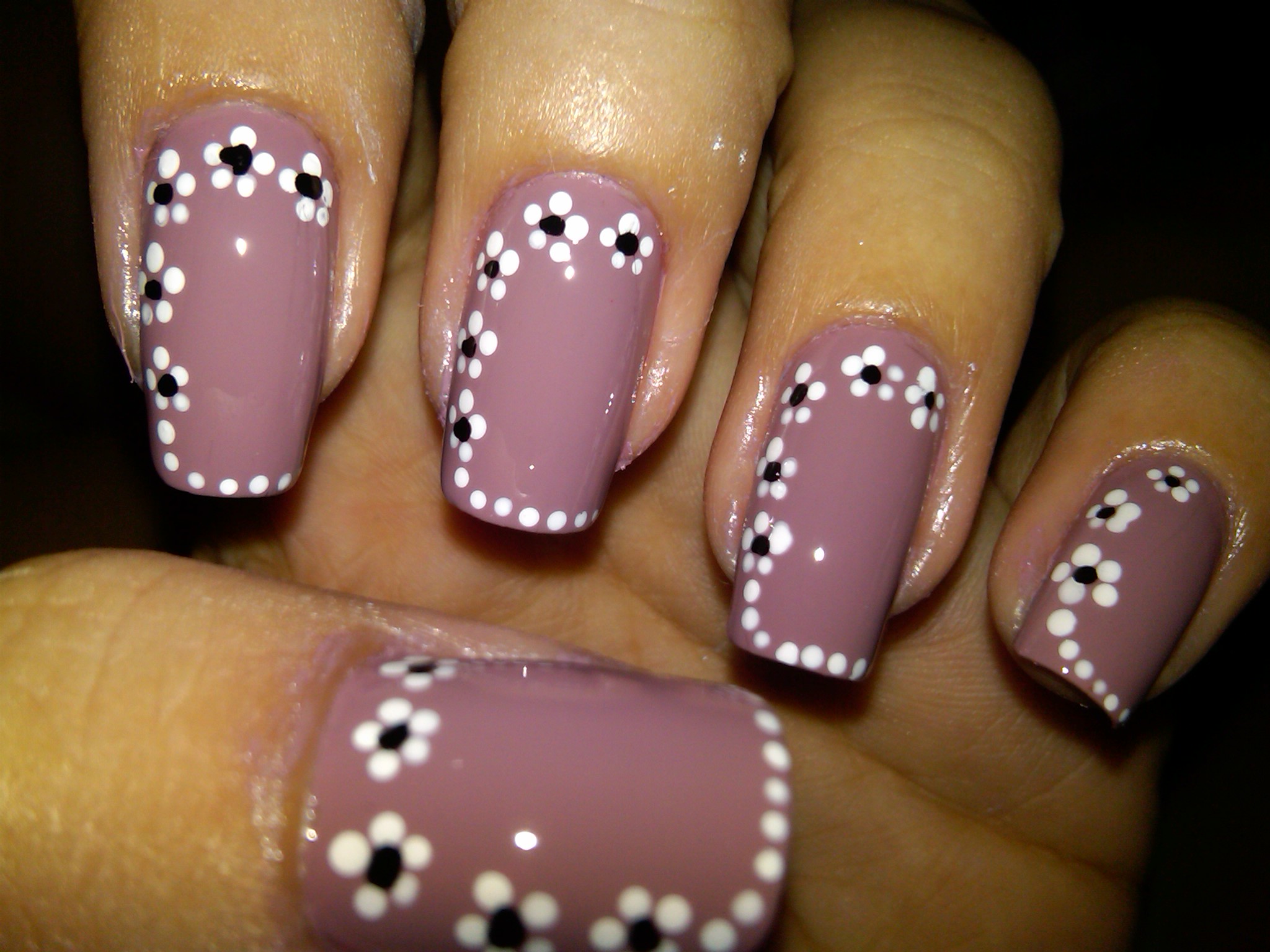 Flower Nail Art Design Flower Nail Art Design