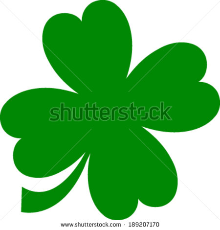 Four Leaf Clover Vector Four Leaf Clover Vector