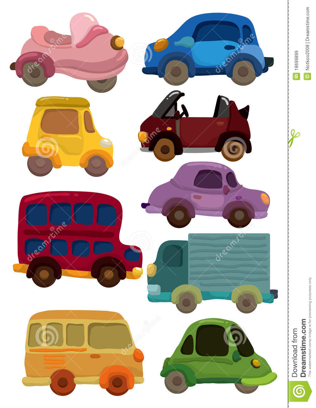 Free Cartoon Car Icon