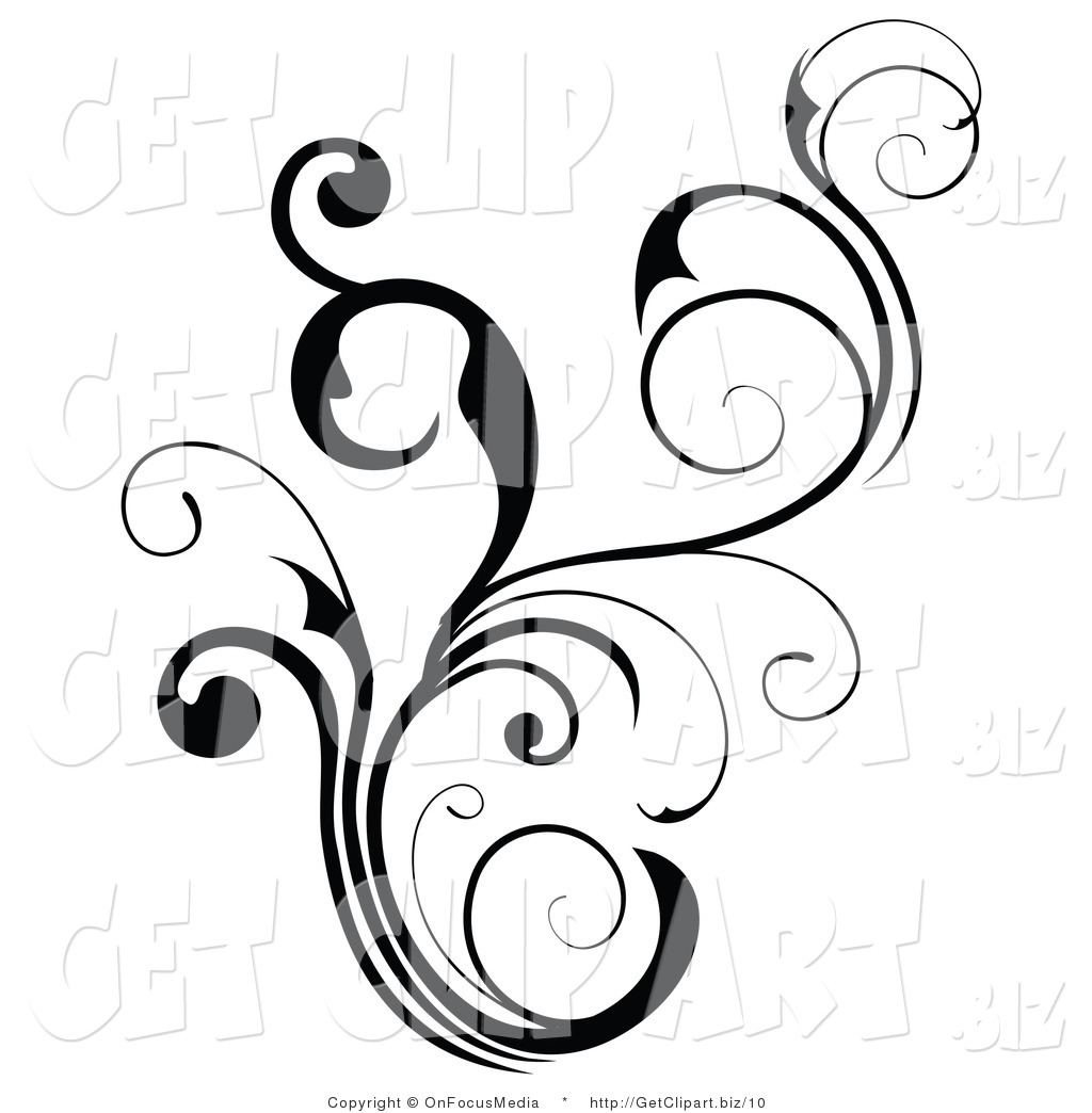 Free Clip Art Scrolls and Flourishes