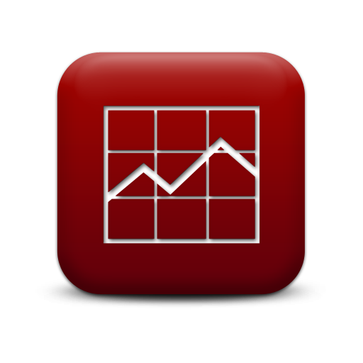 Free Graph Icon Red Square