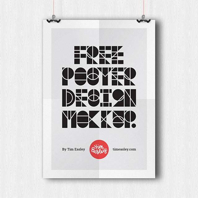 Free Poster Mockup Template