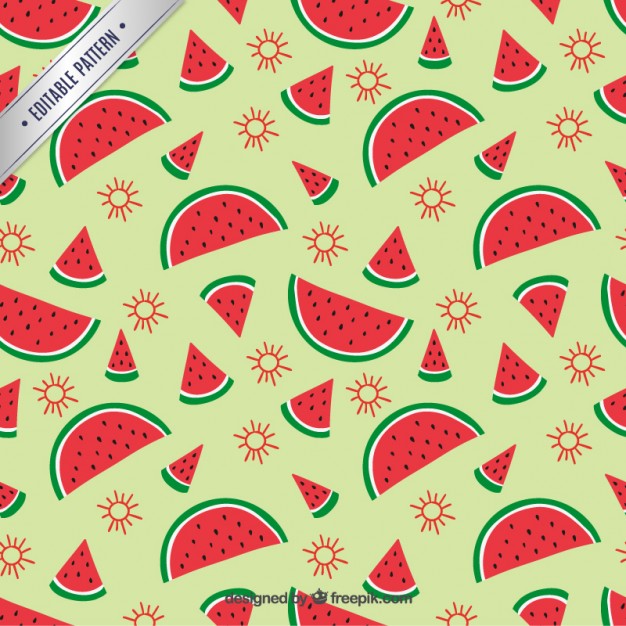 Free Printable Watermelon Pattern