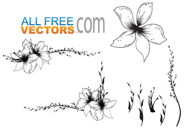 Free Vector Floral Clip Art Free Vector Floral Clip Art