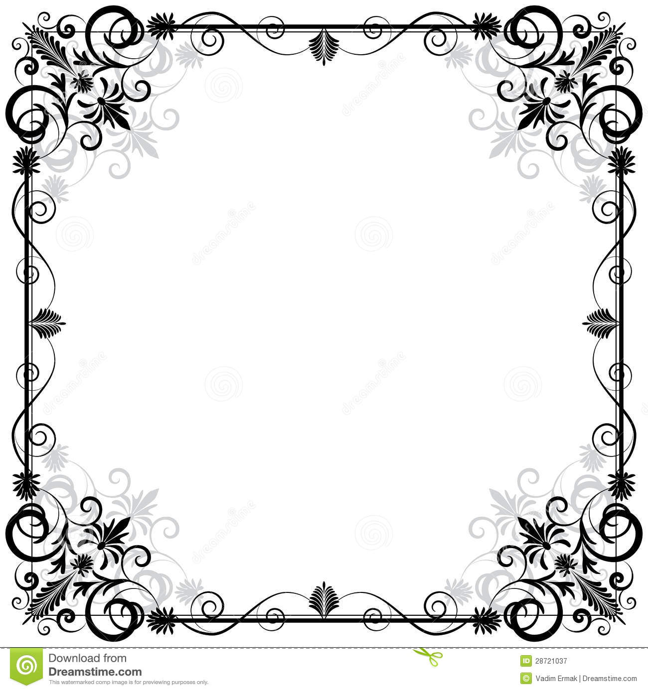 Free Vector Floral Frame