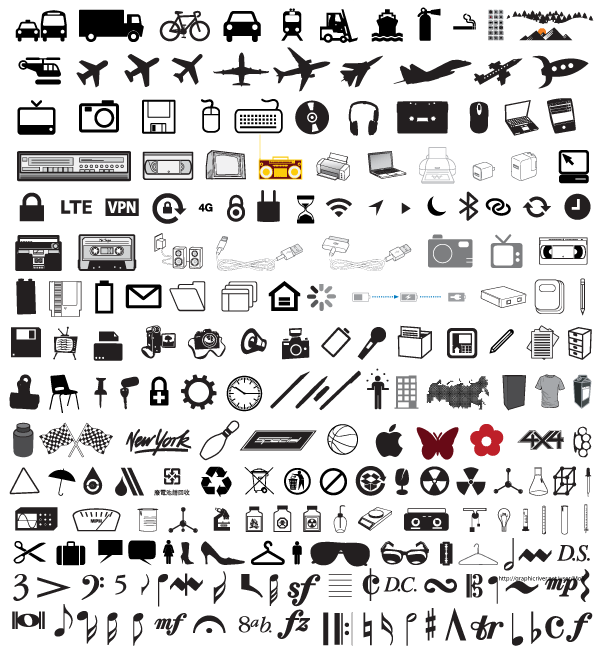 18 Photos of Free Vector Map Symbols