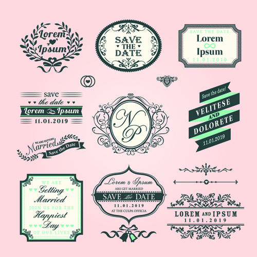 Free Wedding Label Designs
